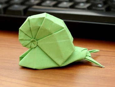 origami snail