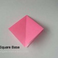 Origami square base