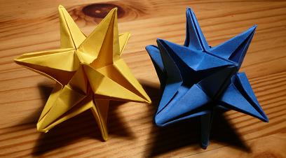 origami star 3d