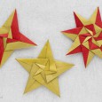 Origami stars