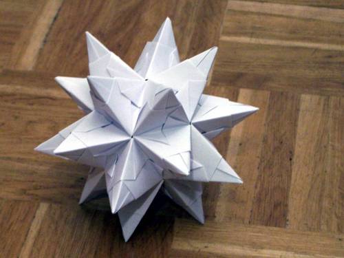 origami stars 3d