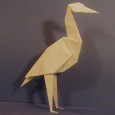 Origami stork