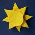Origami sun