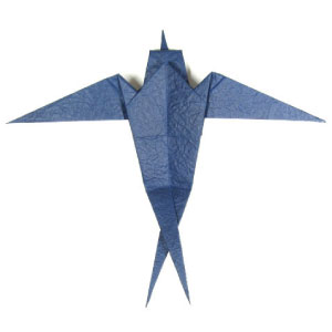 origami swallow