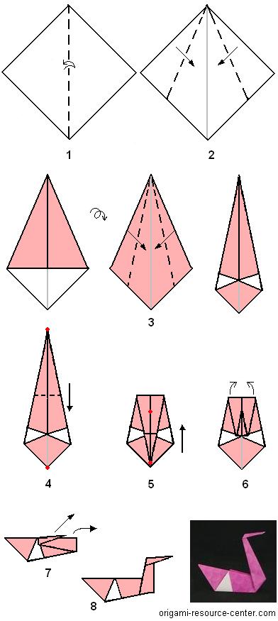 origami swan instructions