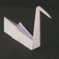 Origami swans