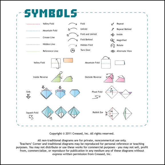 origami symbols