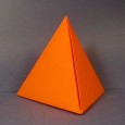 Origami tetrahedron