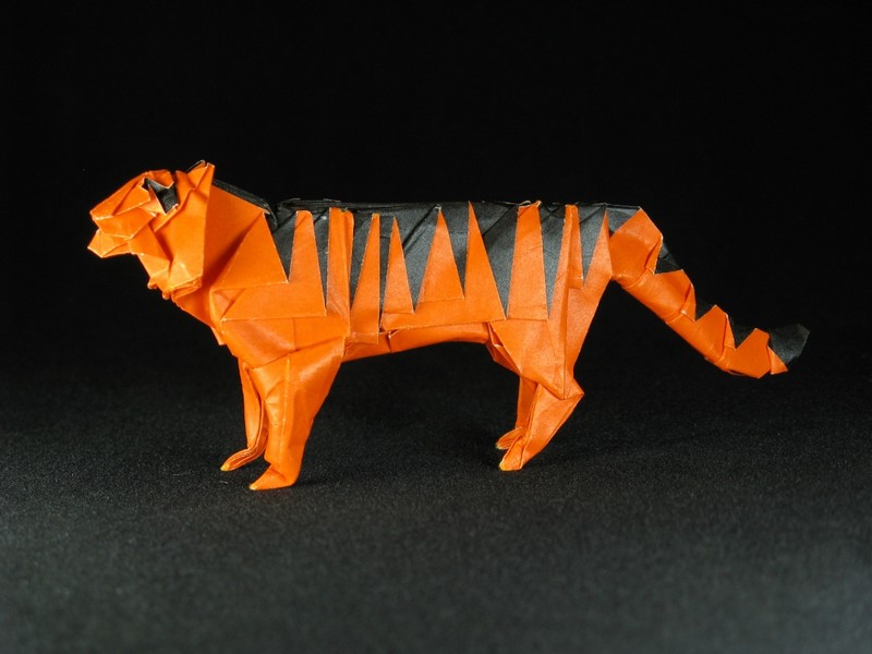 origami tiger