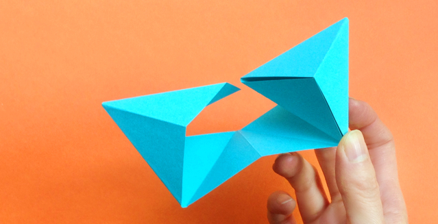 origami triangle