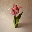 Origami tulip