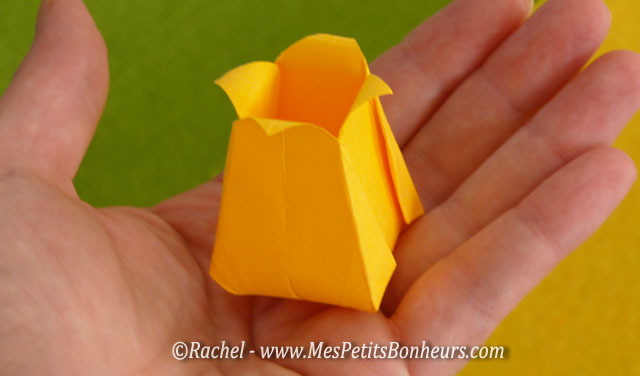 origami tulipe en papier