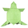Origami turtle