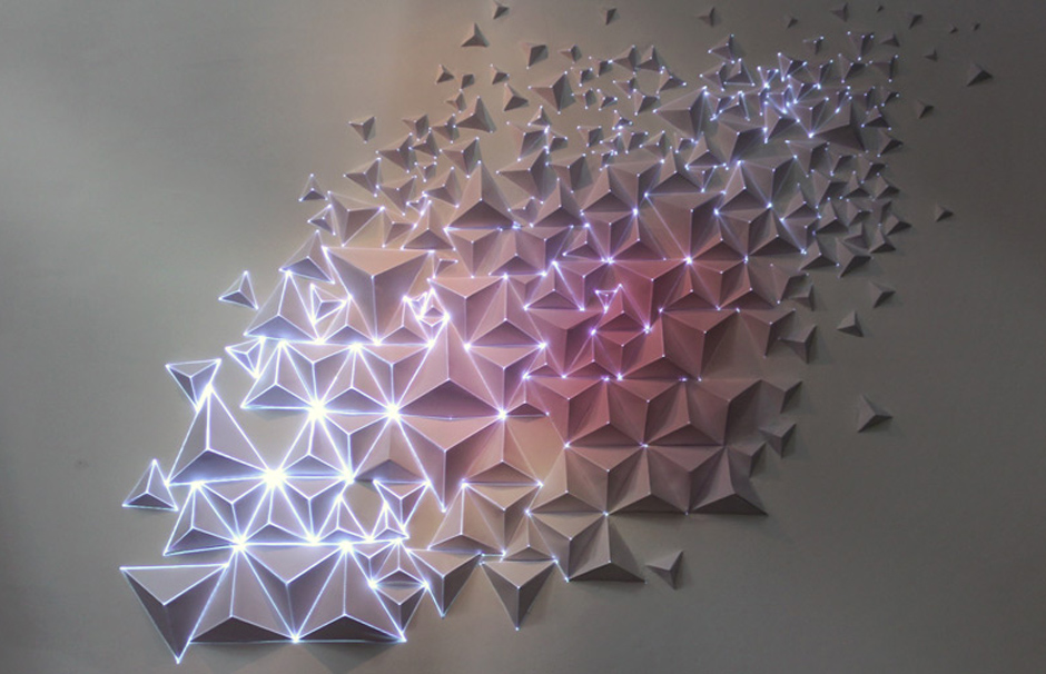 origami wall art