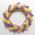 Origami wreath