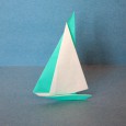 Origami yacht