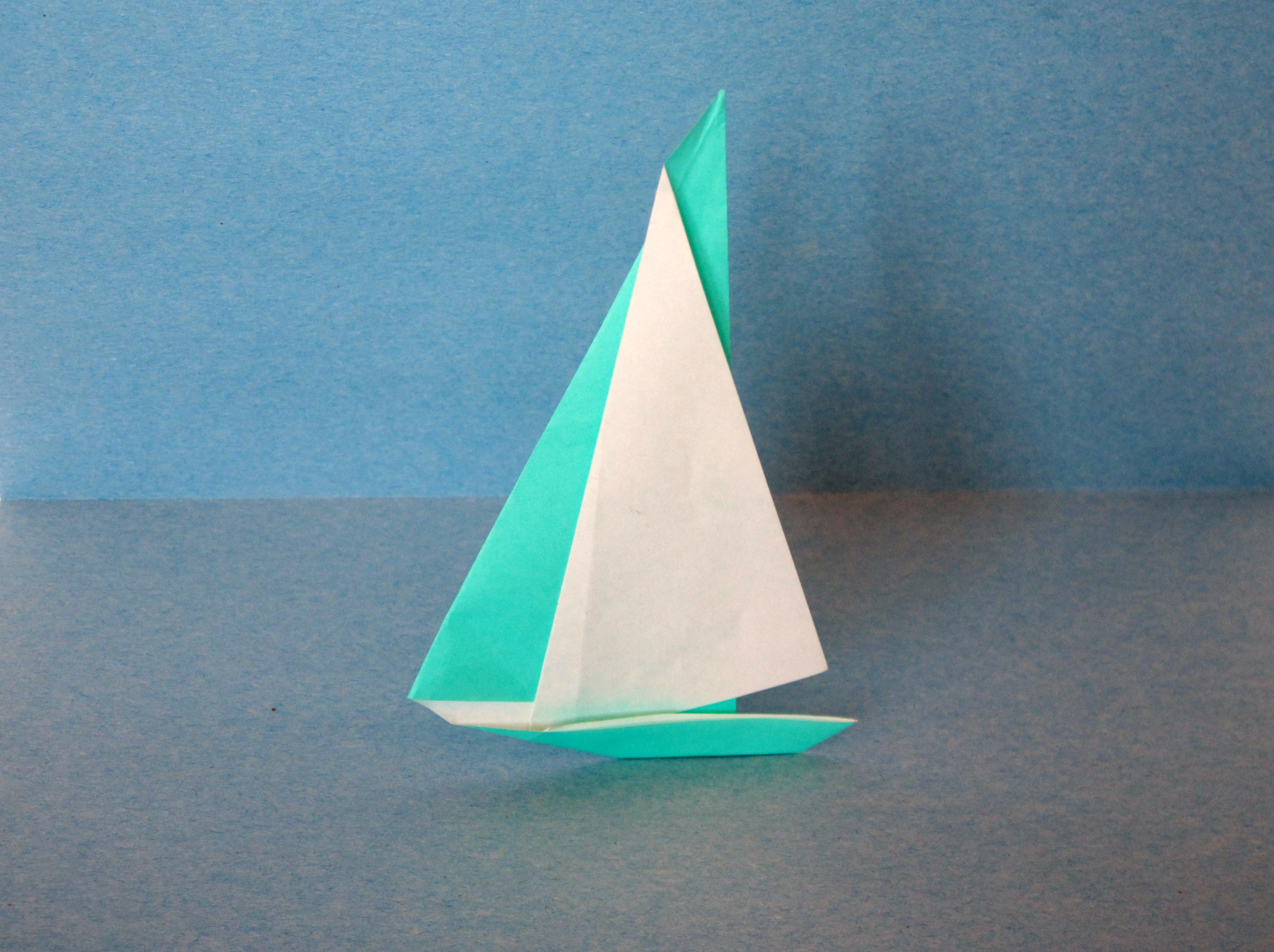 origami yacht