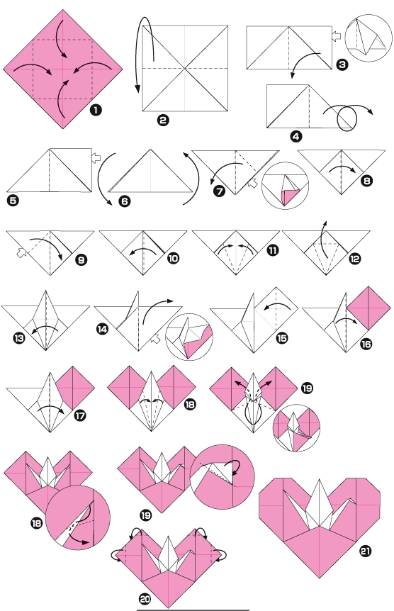 origamie coeur