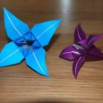 Paper origami flower