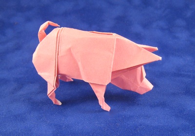 pig origami