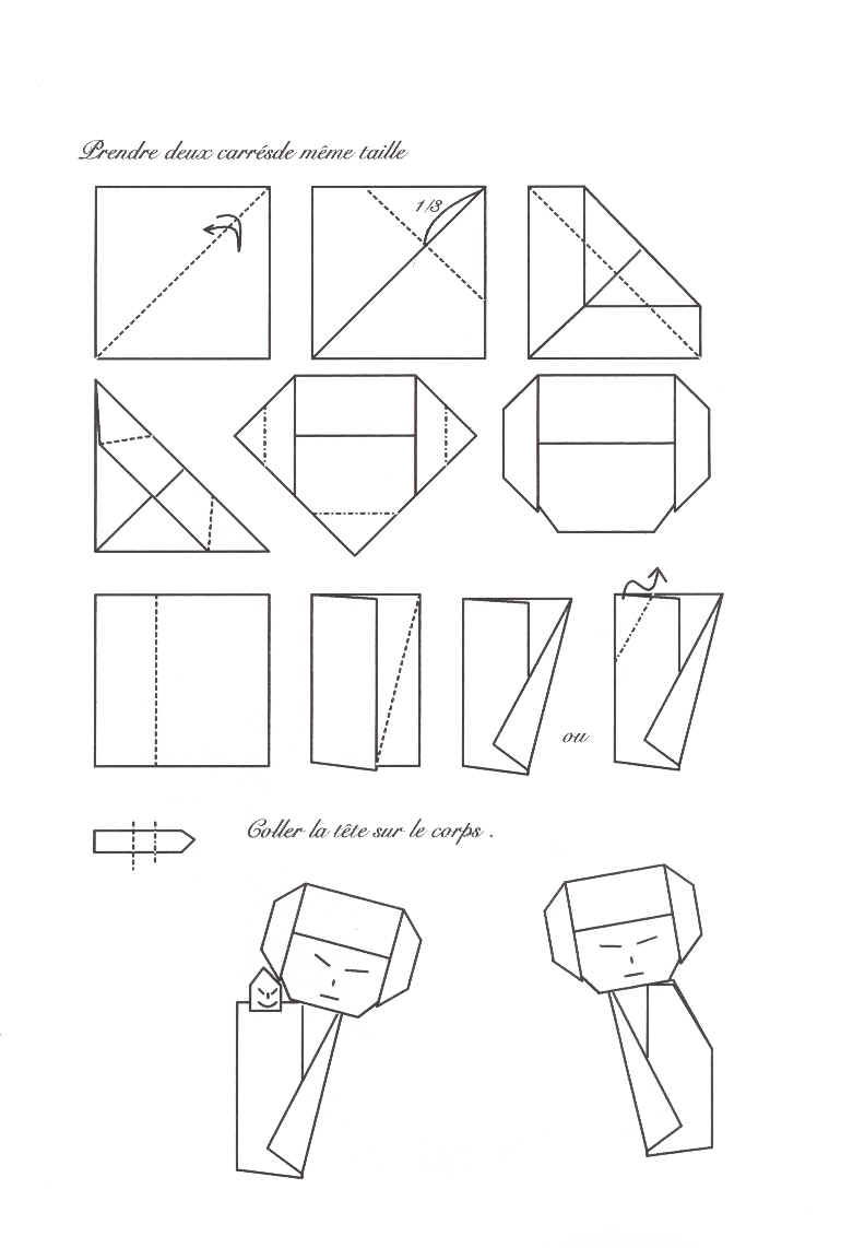 plan origami