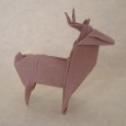 Reindeer origami
