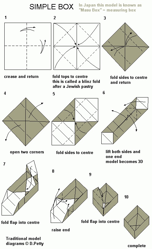 simple origami box
