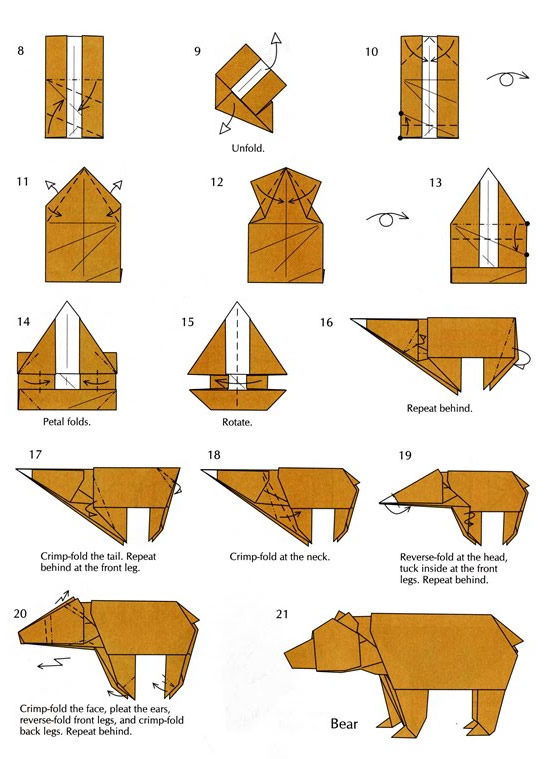 step by step origami