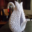 Swan 3d origami