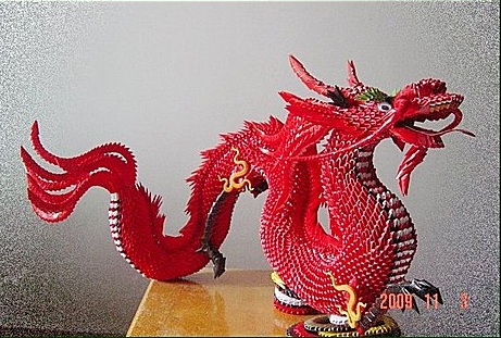 3d origami dragon tutorial