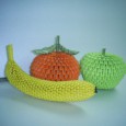 3d origami fruits