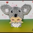 3d origami koala