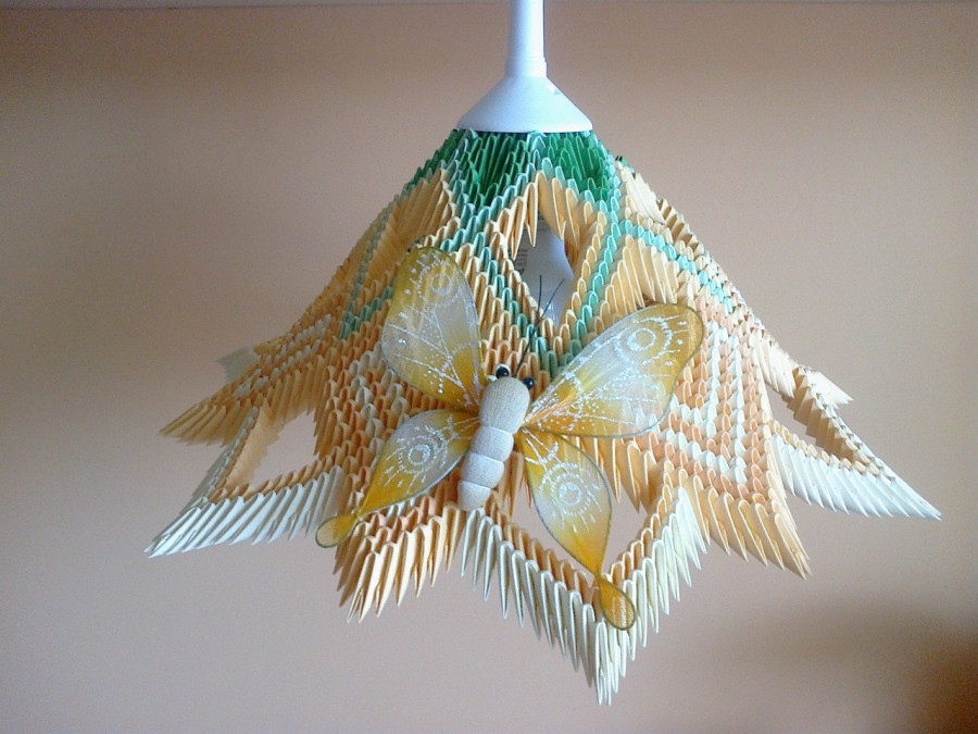 3d origami lampshade