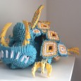 3d origami monster