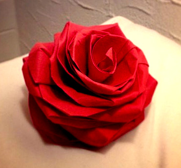 advanced origami rose