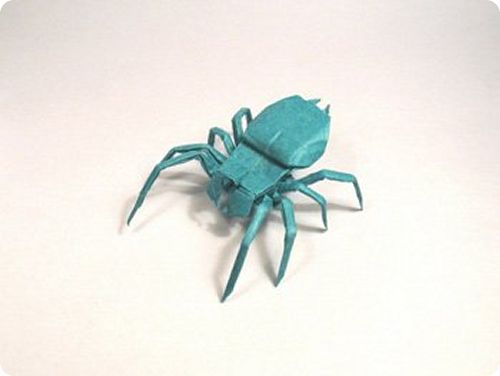 araignée en origami