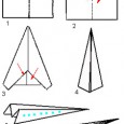 Avion en papier origami facile