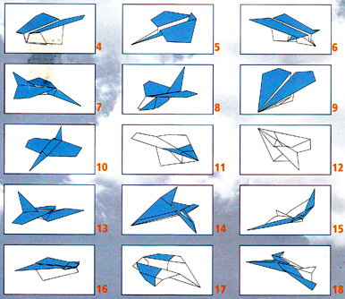 avions en origami