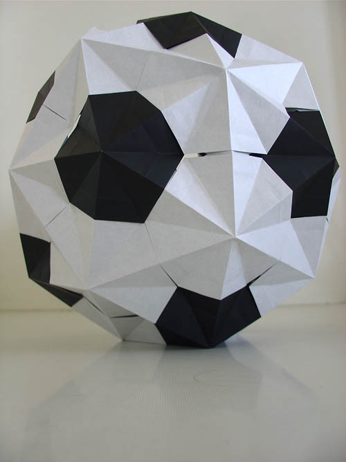 ballon de foot origami
