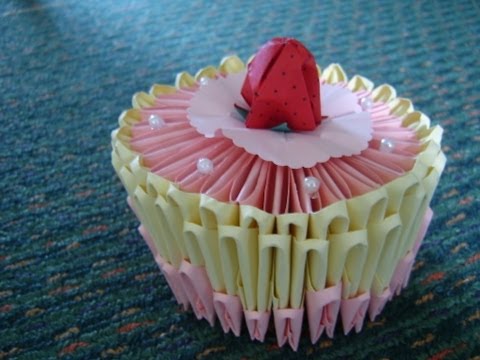birthday cake origami instructions