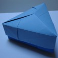 Boite origami triangle