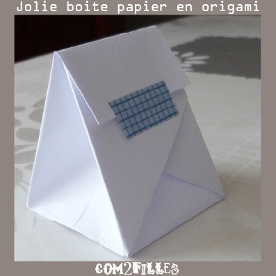 boite origami tutorial