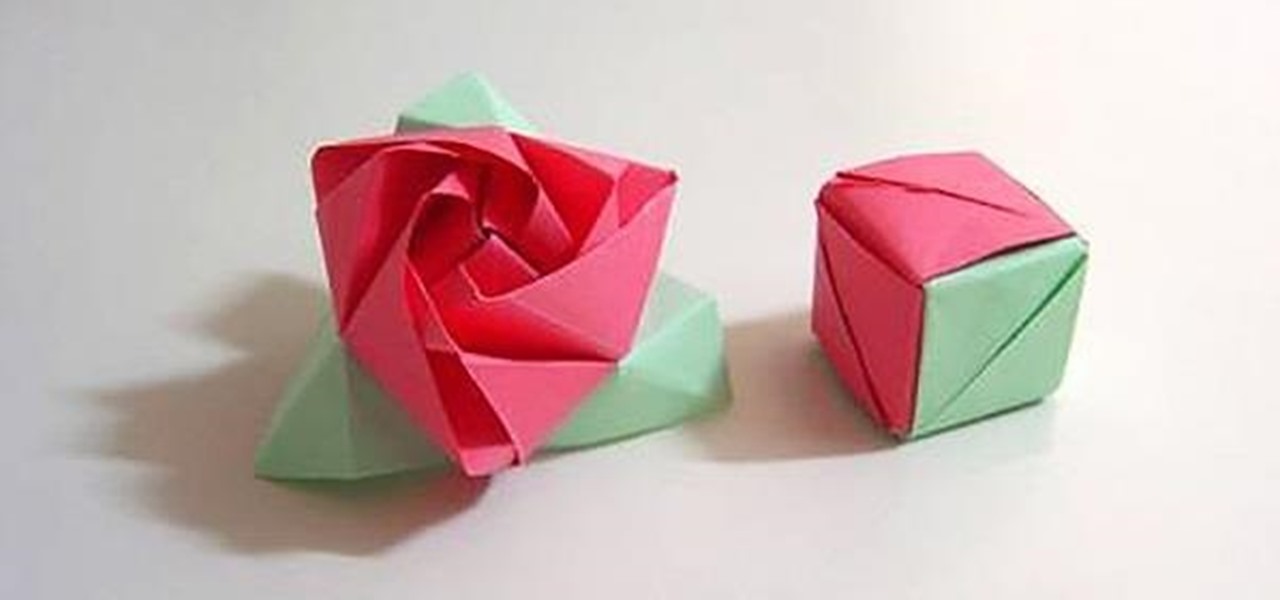 box flower origami