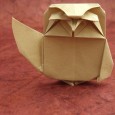 Chouette origami