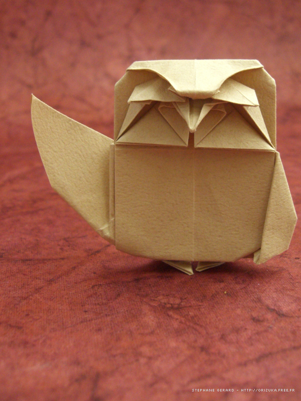 chouette origami
