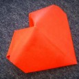 Coeur origami 3d