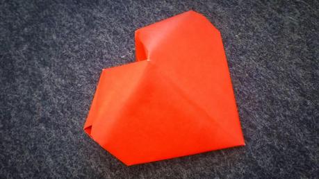 coeur origami 3d
