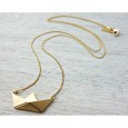 Collier bateau origami