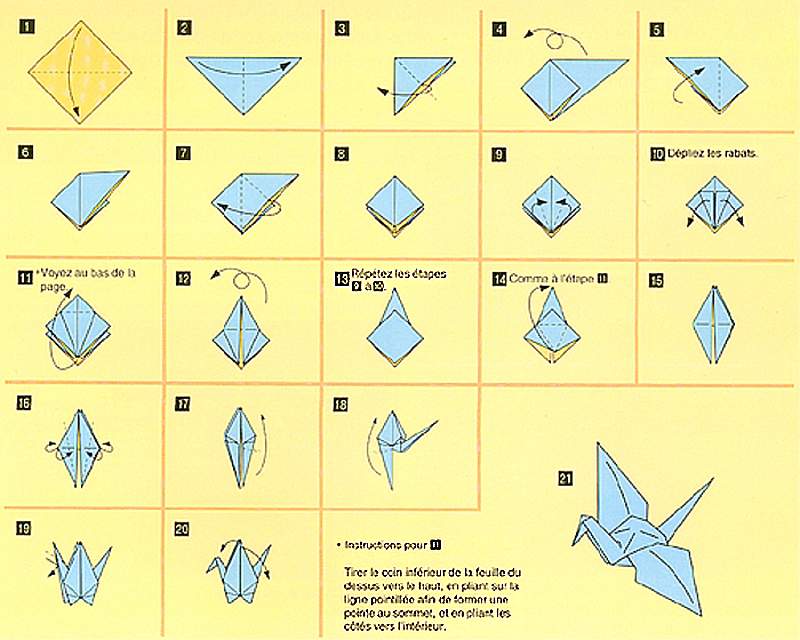 comment faire un oiseau en papier facile