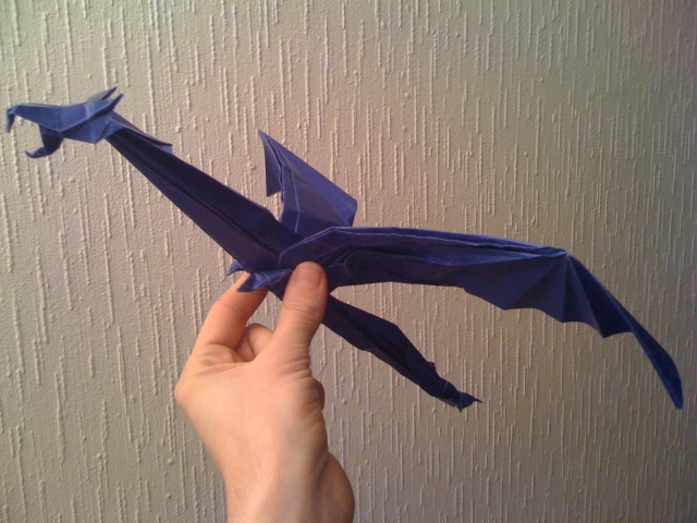 comment faire un origami dragon